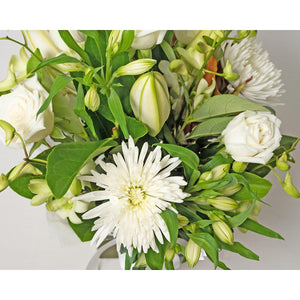 Classic White Flowers Box