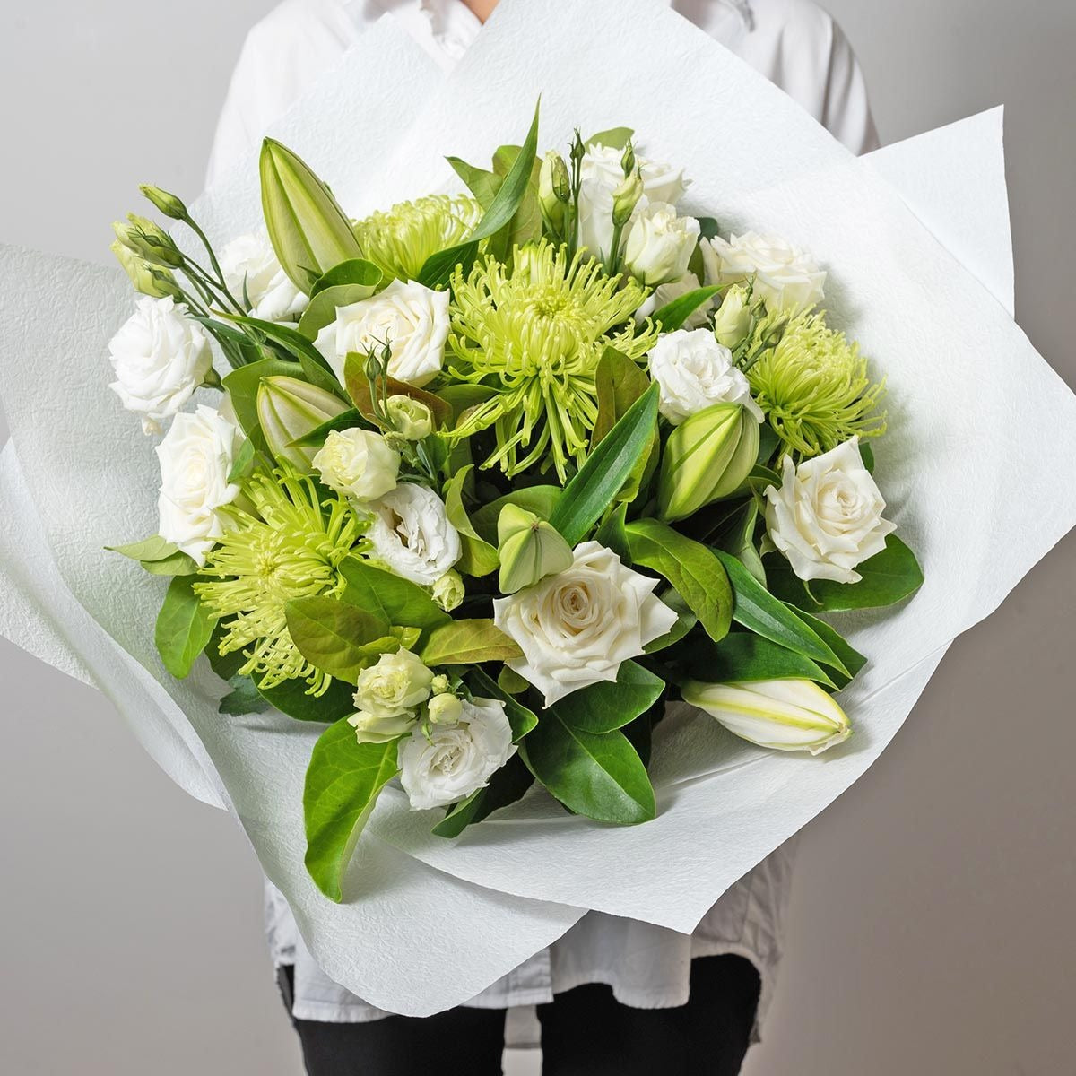Green & White Classic Bouquet