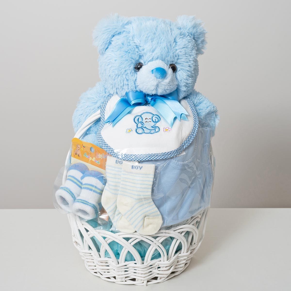 Teddy Baby Product Hamper Blue Classic